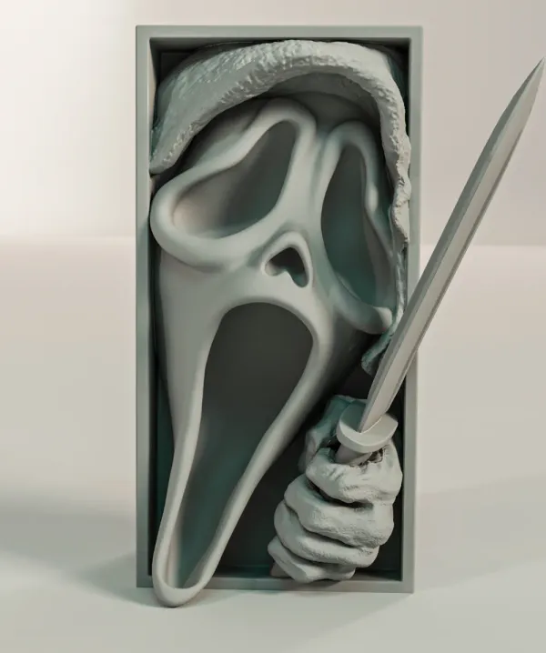 Ghostface_Slasher_Book_Display_Stand