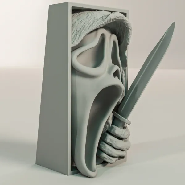 Ghostface_Slasher_Book_Display_Stand