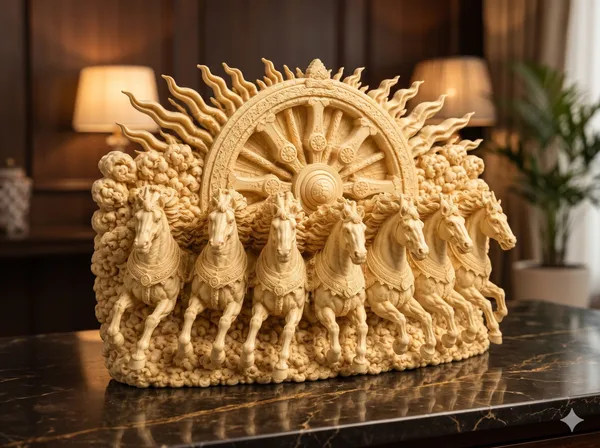 Konark_Wheel_Seven_Horses_–_Vastu_Home_Décor_Showpiece