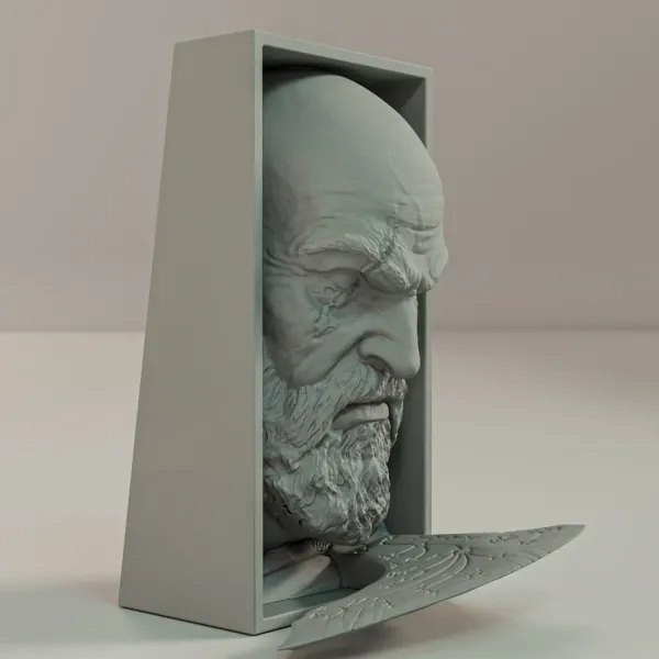 God_of_War_Kratos_Book_Holder