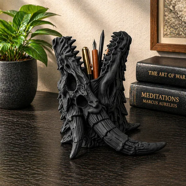 Dragon_Desk_Pen_Holder