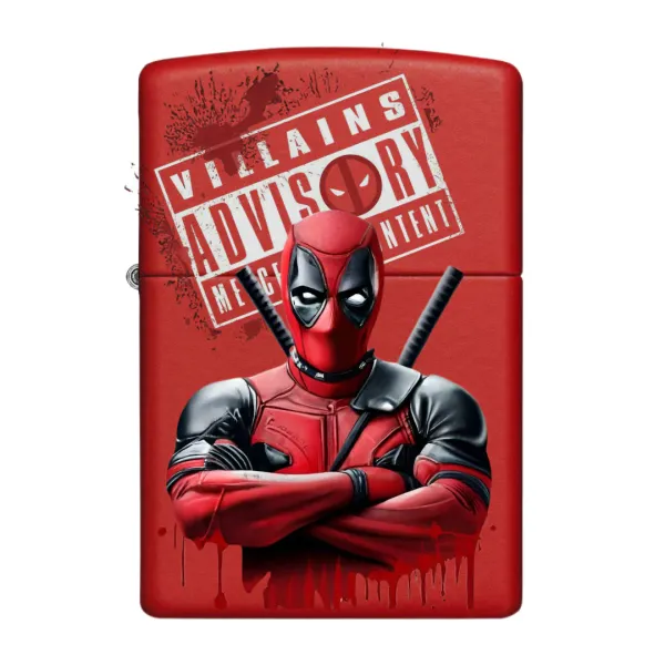 Red_Windproof_Lighter_with_A_Refill_|_Refillable_Deadpool_Lighter_with_safety|_Lock_Feature_Included_for_Safety