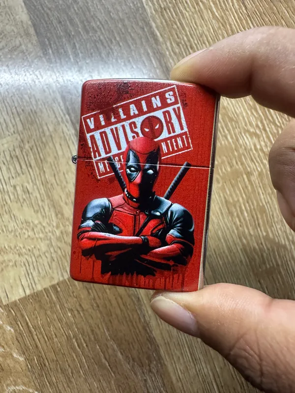 Red_Windproof_Lighter_with_A_Refill_|_Refillable_Deadpool_Lighter_with_safety|_Lock_Feature_Included_for_Safety