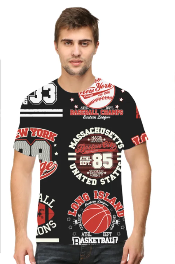 Multicolor_Stylish_Cotton_T-Shirt_For_Men_&_Women