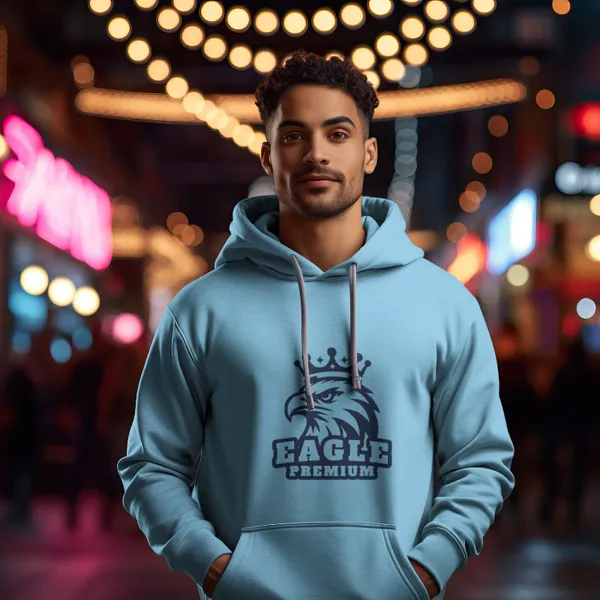 Baby_Blue_Cotton_Eagle_Hoodies_For_Men_&_Women