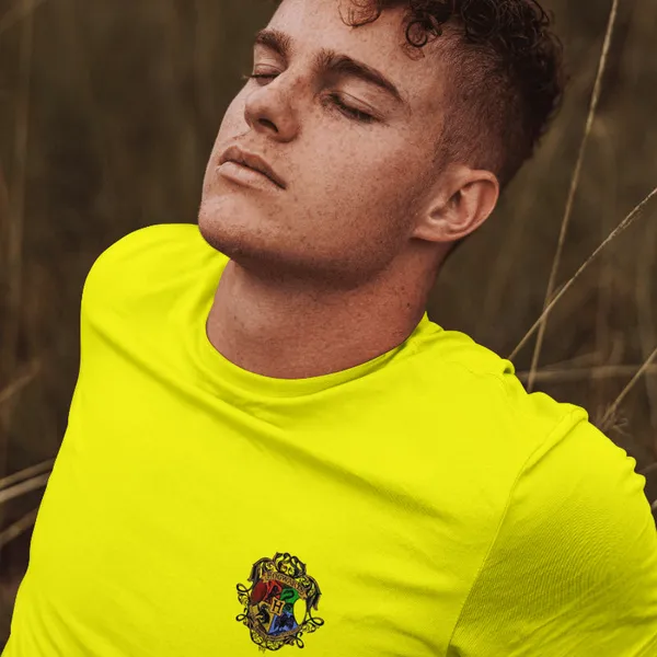 Yellow_Stylish_Cotton_T-Shirt_For_Men_&_Women
