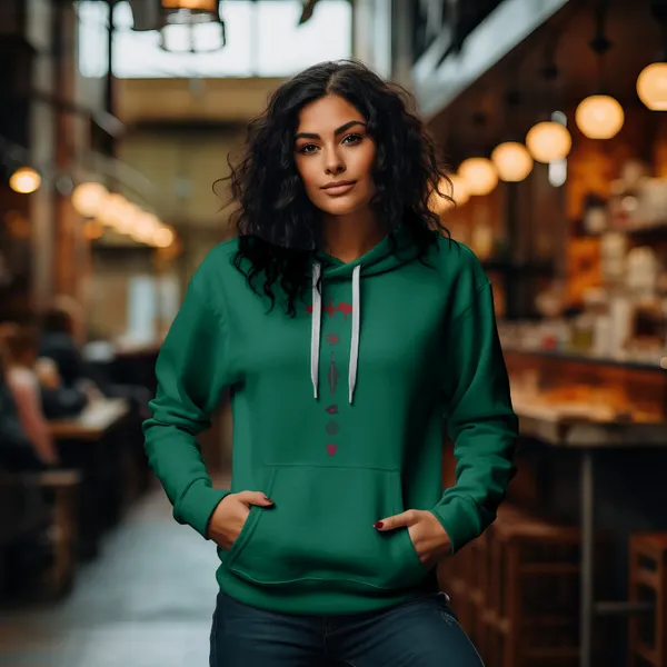 Green_Stylish_Cotton_Hoodies_For_Men_&_Women