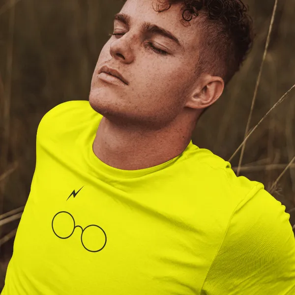 Yellow_Stylish_Cotton_T-Shirt_For_Men_&_Women