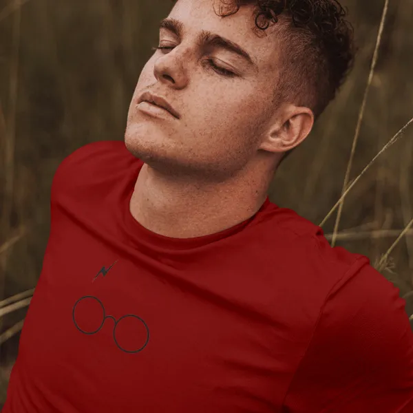 Burgundy_Stylish_Cotton_T-Shirt_For_Men_&_Women