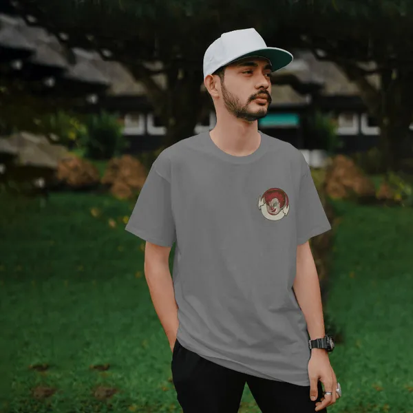 Grey_Stylish_Cotton_T-Shirt_For_Men_&_Women