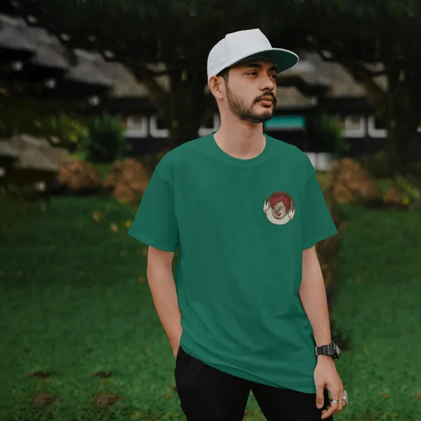 Green_Stylish_Cotton_T-Shirt_For_Men_&_Women