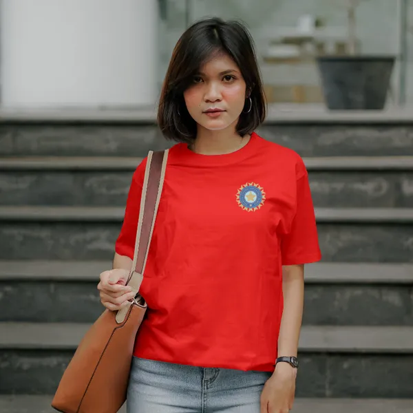Red_Stylish_Cotton_T-Shirt_For_Men_&_Women