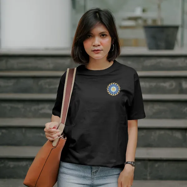 Black_Stylish_Cotton_T-Shirt_For_Men_&_Women