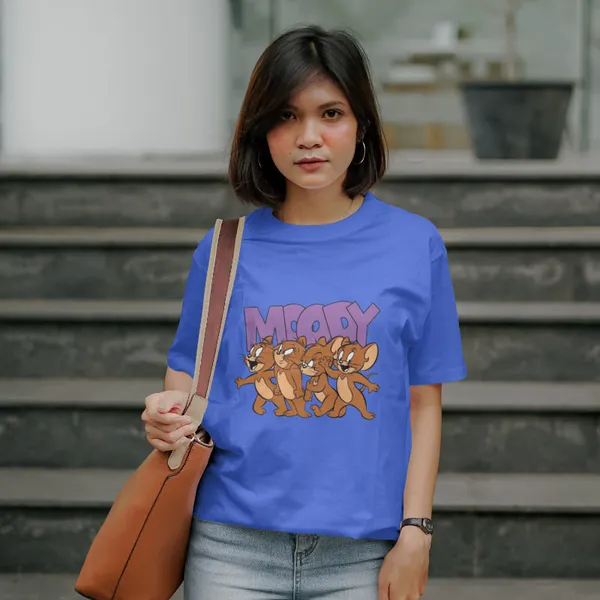 Blue_Stylish_Cotton_T-Shirt_For_Men_&_Women