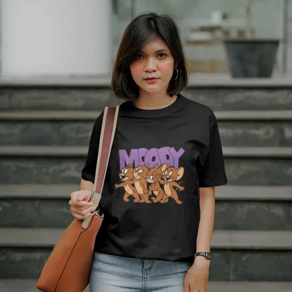 Black_Stylish_Cotton_T-Shirt_For_Men_&_Women
