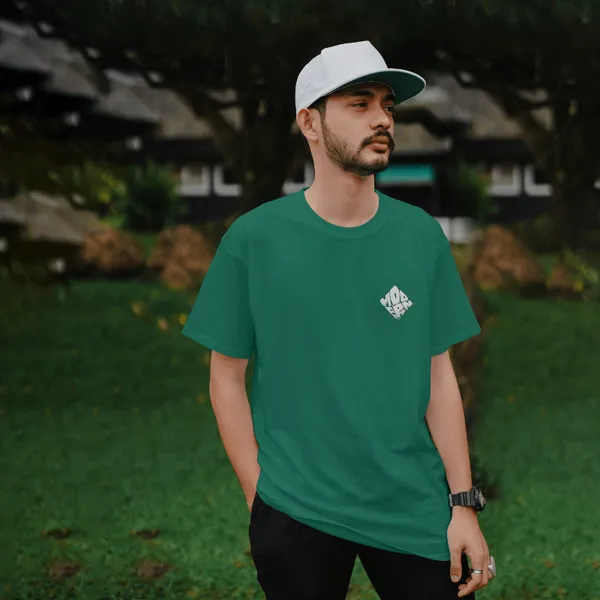 Green_Cotton_Modern_T-Shirts_For_Men_&_Women