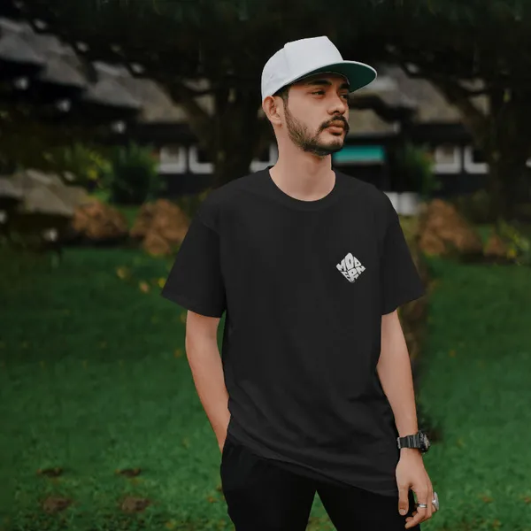 Black_Cotton_Modern_T-Shirts_For_Men_&_Women