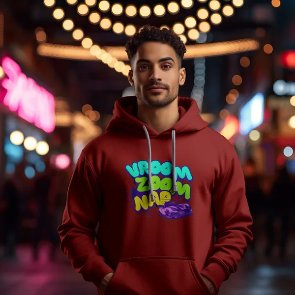 Maroon_Cotton_Vroom_Zoom_Nap_Hoodies_For_Men_&_Women
