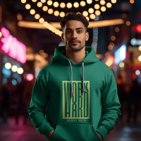Green_Cotton_Work_Hard_Hoodies_For_Men_&_Women