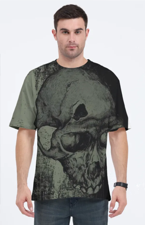 Black_&_Grey_Stylish_Cotton_T-Shirt_For_Men_&_Women