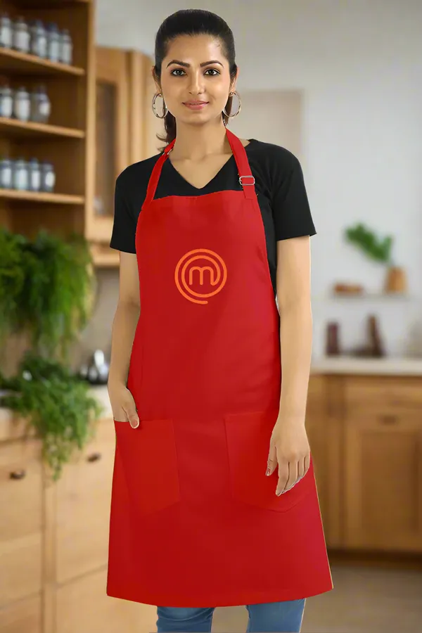 Red_Stylish_Cotton_Apron_For_Men_&_Women