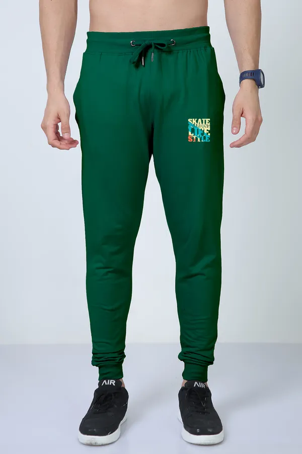 Green_Stylish_Cotton_Joggers_For_Men_&_Women