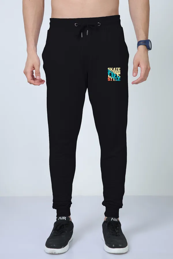 Black_Stylish_Cotton_Joggers_For_Men_&_Women