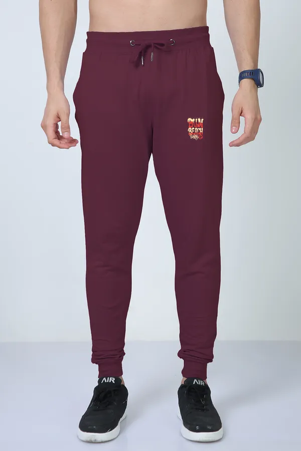 Maroon_Stylish_Cotton_Joggers_For_Men_&_Women