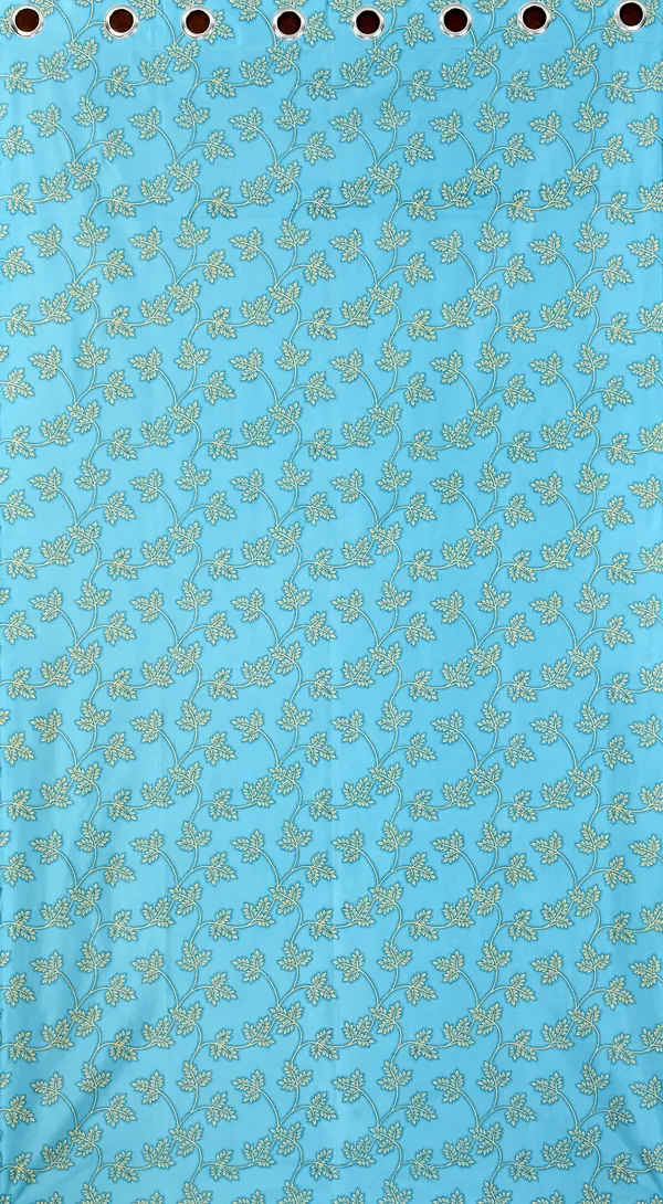 Galaxy_Home_Decor_Floral_Printed_Curtains,Pack_of_2,Aqua