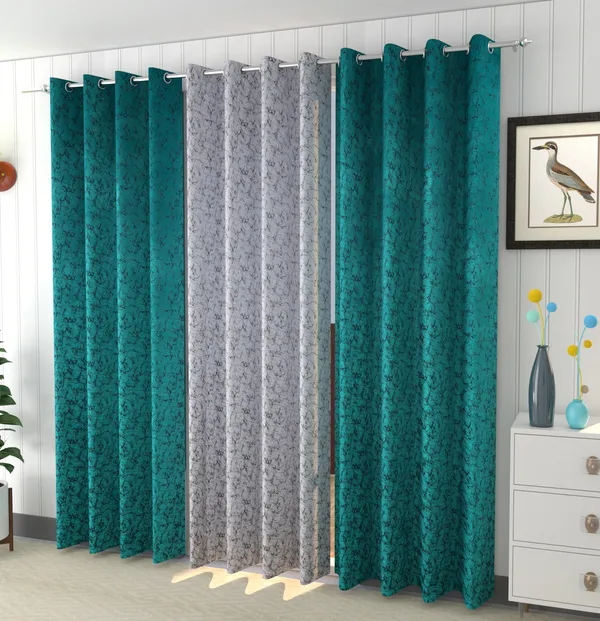 Galaxy_Home_Decor_Velvet_Printed_Curtains,_Pack_of_3,_Aqua&White