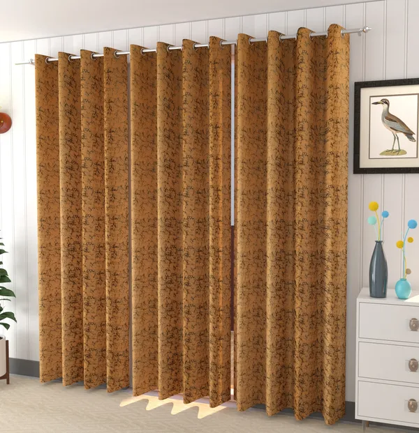 Galaxy_Home_Decor_Velvet_Printed_Curtains,_Pack_of_3,_Beige