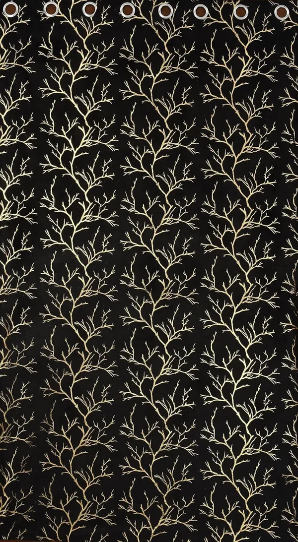 Galaxy_Home_Decor_Printed_Curtains,Pack_of_2,Black