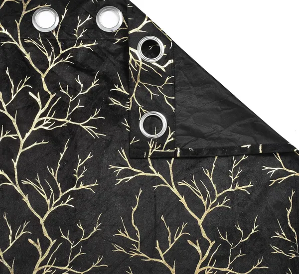 Galaxy_Home_Decor_Printed_Curtains,Pack_of_2,Black