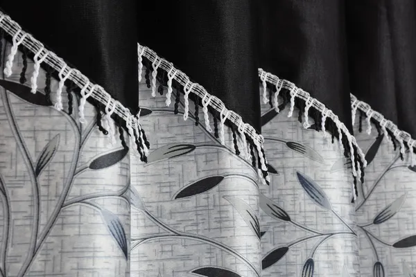 Galaxy_Home_Decor_Printed_Curtains,Pack_of_2,Black