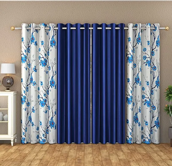 Galaxy_Home_Decor_Printed_Curtains,Pack_of_4,Blue