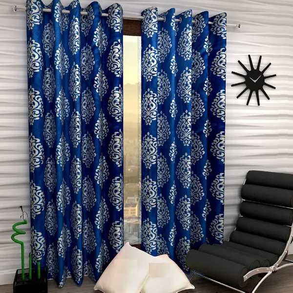 Galaxy_Home_Decor_Damas_Printed_Semi-Sheer_Curtains,_Pack_of_2,Blue