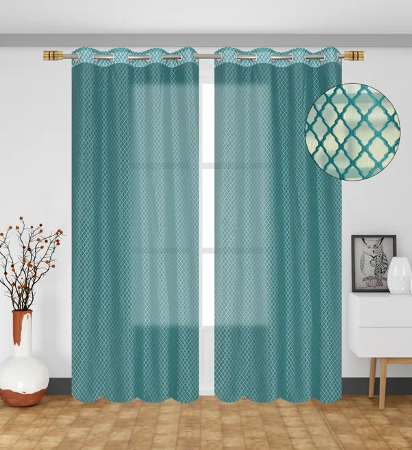 Galaxy_Home_Decor_Transparent_Net_Curtains,_Pack_of_2,_Blue