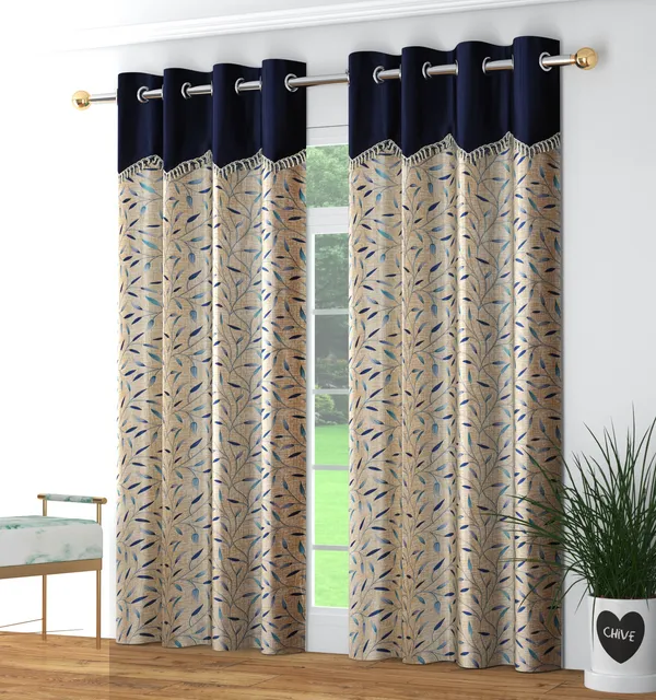 Galaxy_Home_Decor_Printed_Curtains,Pack_of_2,Blue
