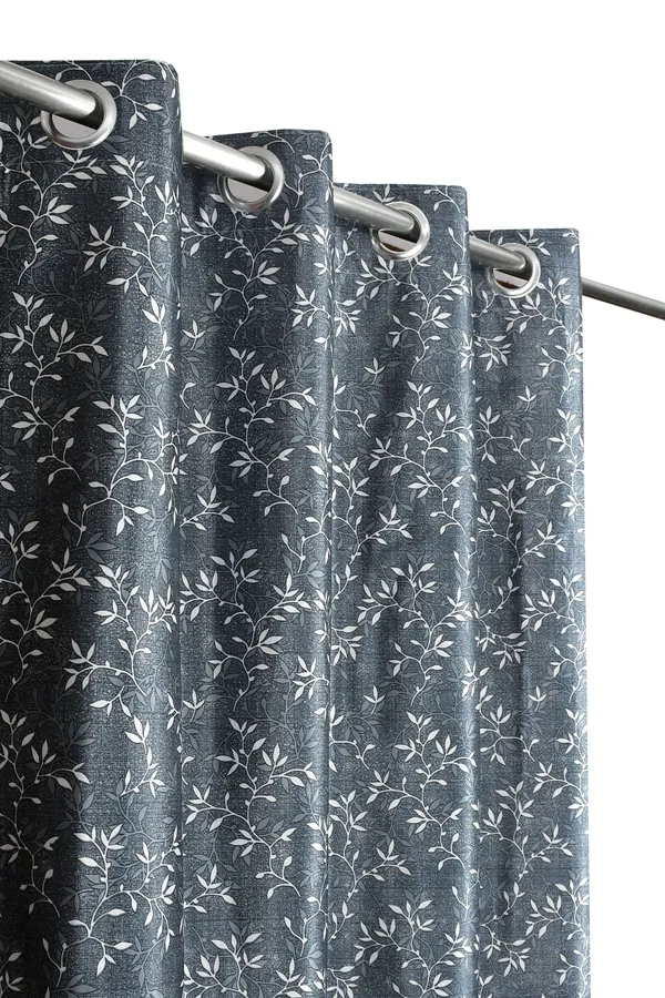 Galaxy_Home_Decor_Floral_Printed_Curtains,Pack_of_2,Blue