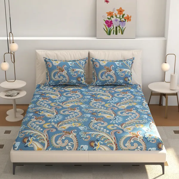 Galaxy_Home_Decor_Premium_Cotton_Elastic_Fitted_Bedsheet