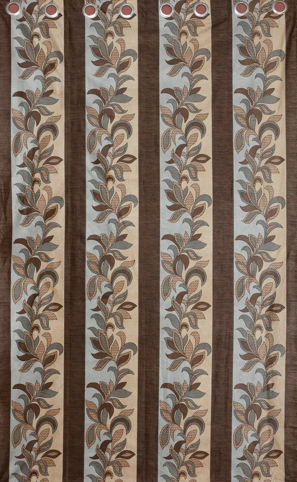 Galaxy_Home_Decor_Printed_Curtains,Pack_of_4,Brown