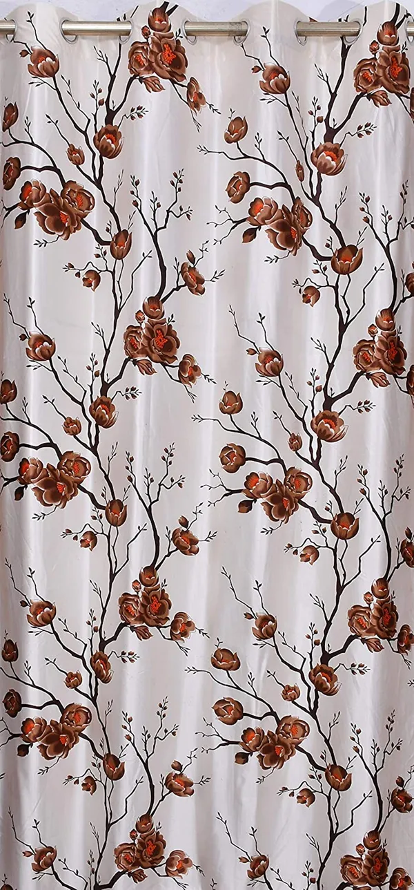 Galaxy_Home_Decor_Printed_Curtains,Pack_of_3,Brown