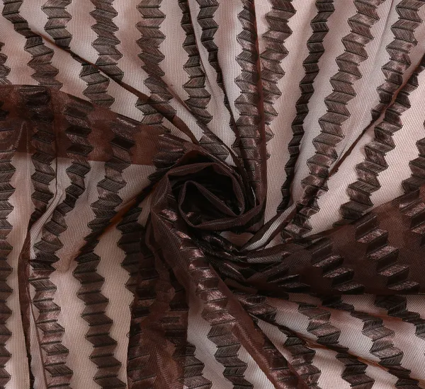 Galaxy_Home_Decor_Transparent_Net_Curtains,Pack_of_4,Brown