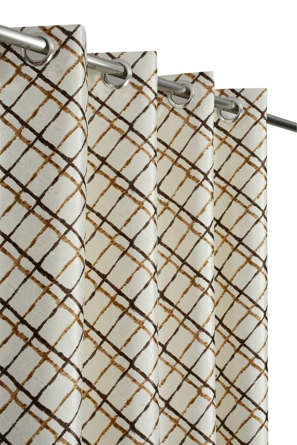 Galaxy_Home_Decor_Cross_Printed_Curtains,_Pack_of_2,_Brown