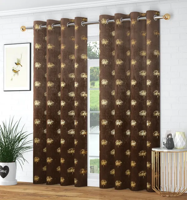 Galaxy_Home_Decor_Printed_Curtains,_Pack_of_2,_Brown