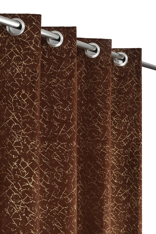 Galaxy_Home_Decor_Printed_Curtains,Pack_of_2,Brown