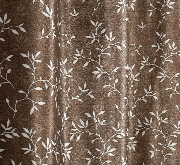 Galaxy_Home_Decor_Floral_Printed_Curtains,Pack_of_2,Brown