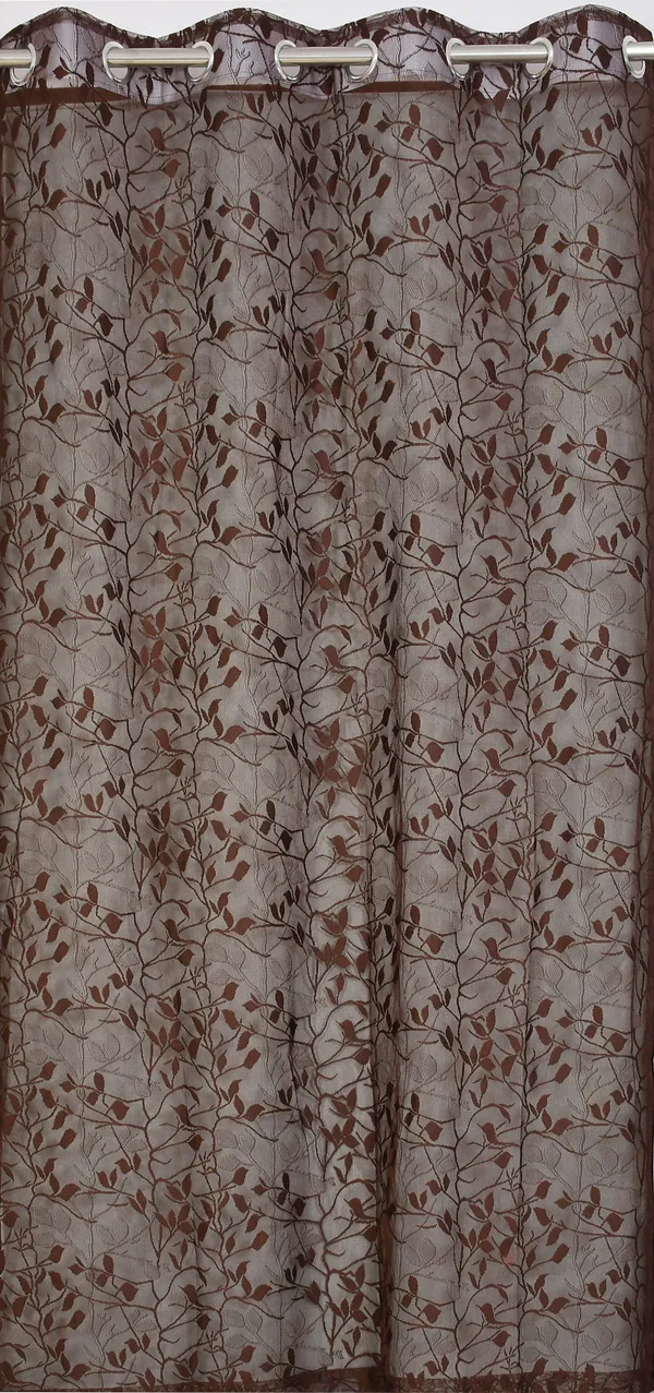 Galaxy_Home_Decor_Transparent_Leaves_Net_Design_Sheer_Curtains,_Pack_of_2,_Brown