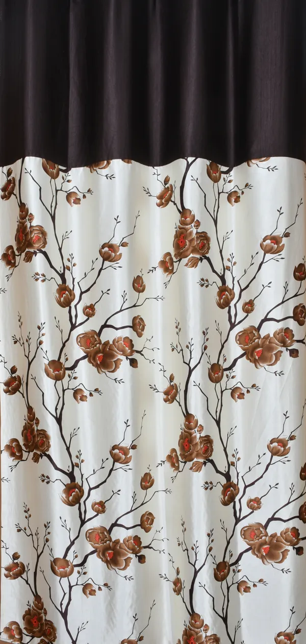 Galaxy_Home_Decor_Floral_Printed_Curtains,Pack_of_2,Brown