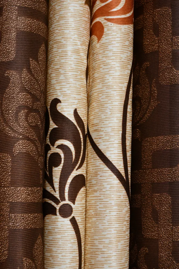 Galaxy_Home_Decor_Floral_Printed_Curtains,Pack_of_2,Brown